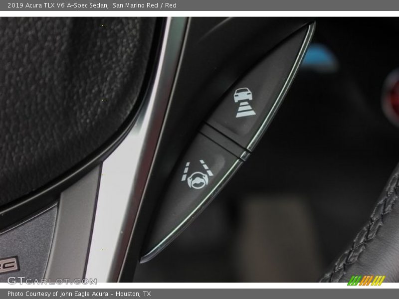 San Marino Red / Red 2019 Acura TLX V6 A-Spec Sedan
