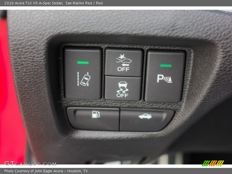 San Marino Red / Red 2019 Acura TLX V6 A-Spec Sedan