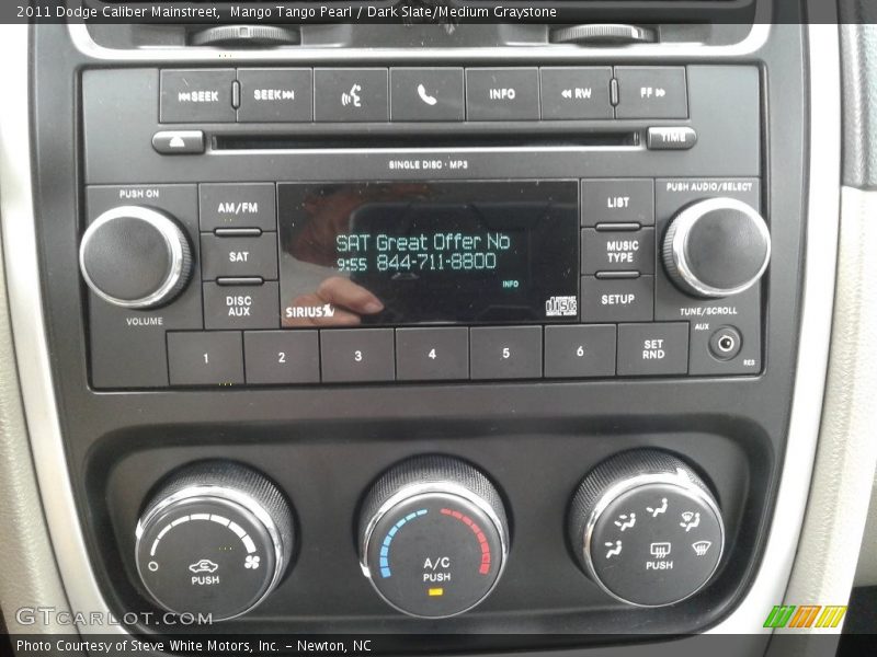 Mango Tango Pearl / Dark Slate/Medium Graystone 2011 Dodge Caliber Mainstreet