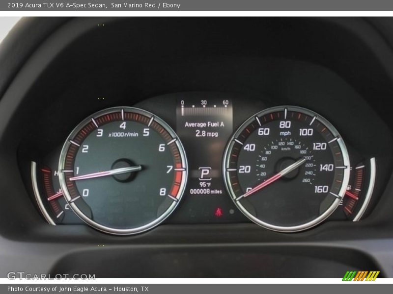 San Marino Red / Ebony 2019 Acura TLX V6 A-Spec Sedan