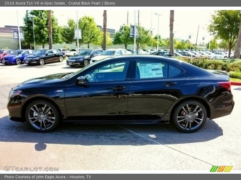 Crystal Black Pearl / Ebony 2019 Acura TLX V6 A-Spec Sedan