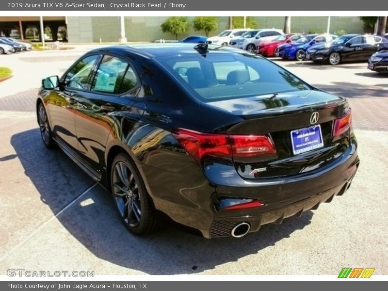 Crystal Black Pearl / Ebony 2019 Acura TLX V6 A-Spec Sedan