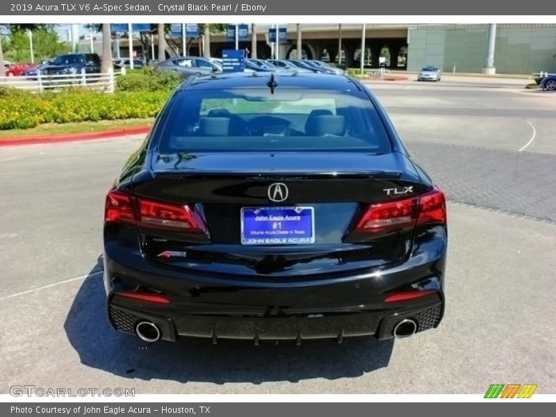 Crystal Black Pearl / Ebony 2019 Acura TLX V6 A-Spec Sedan