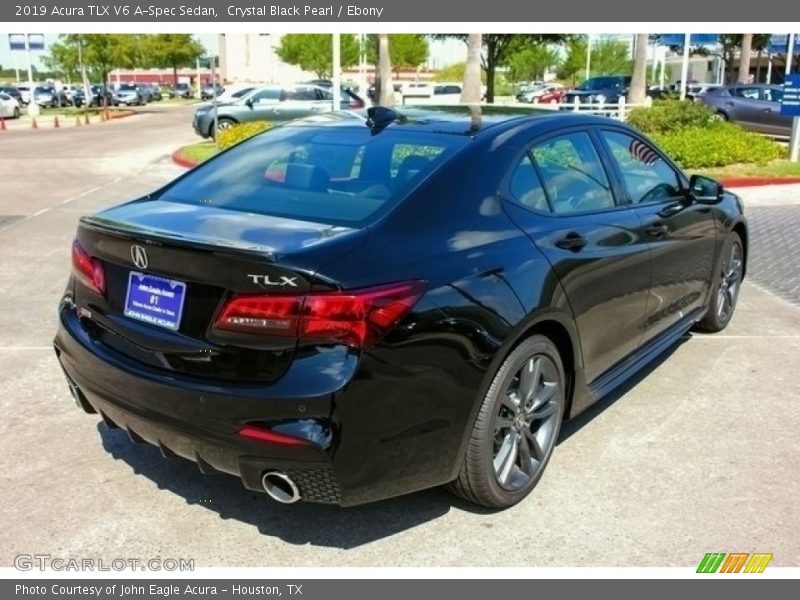 Crystal Black Pearl / Ebony 2019 Acura TLX V6 A-Spec Sedan