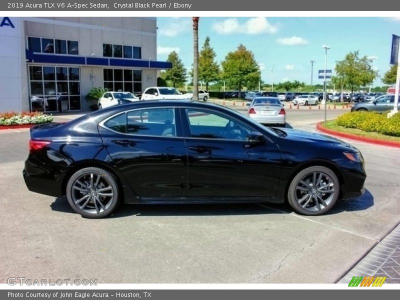 Crystal Black Pearl / Ebony 2019 Acura TLX V6 A-Spec Sedan