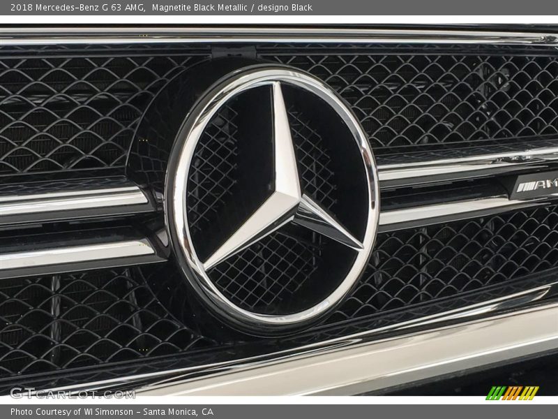 Magnetite Black Metallic / designo Black 2018 Mercedes-Benz G 63 AMG