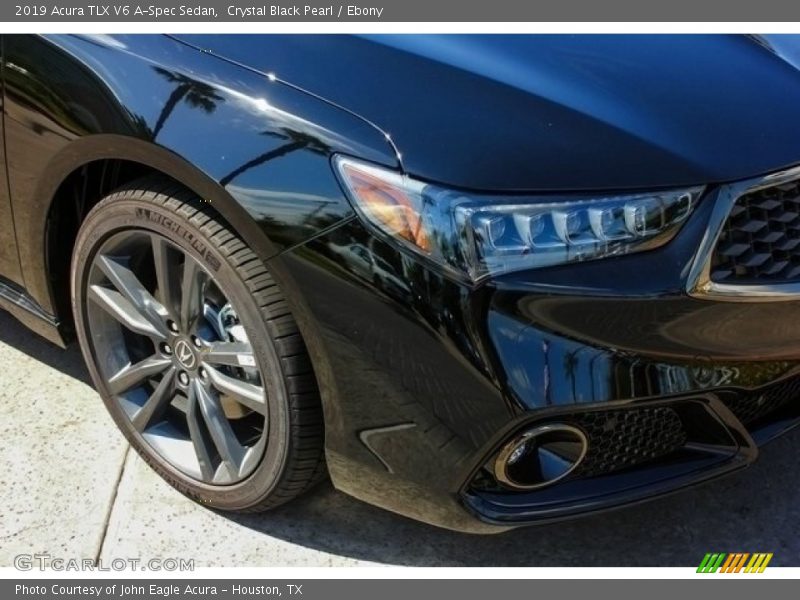 Crystal Black Pearl / Ebony 2019 Acura TLX V6 A-Spec Sedan