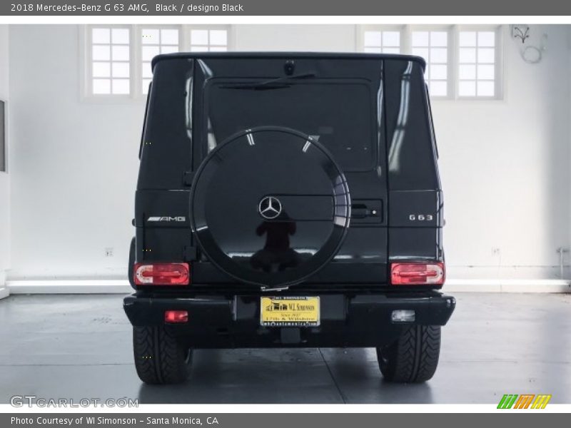 Black / designo Black 2018 Mercedes-Benz G 63 AMG