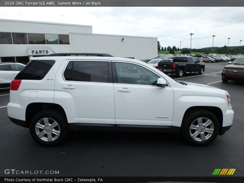 Summit White / Jet Black 2016 GMC Terrain SLE AWD