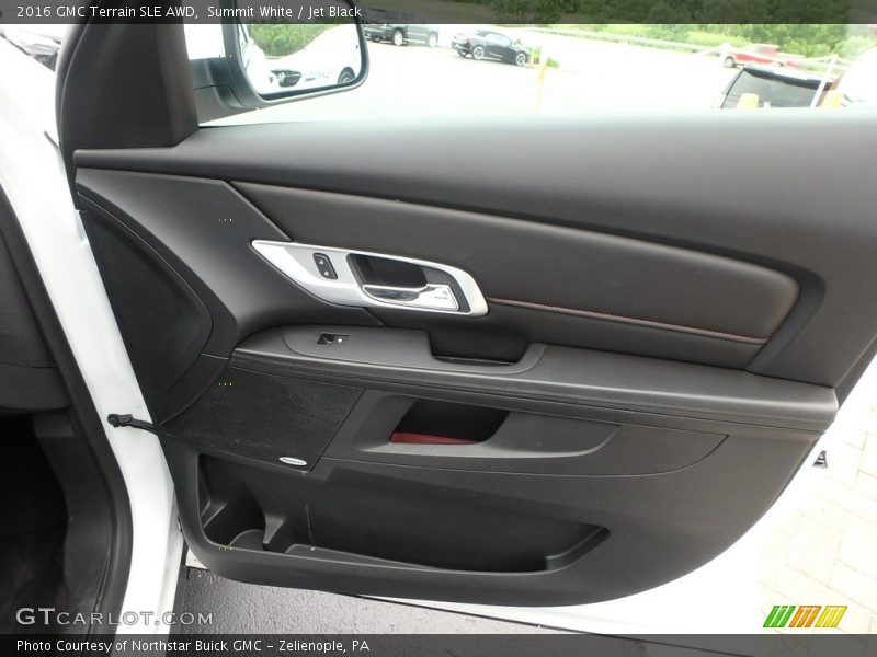 Summit White / Jet Black 2016 GMC Terrain SLE AWD