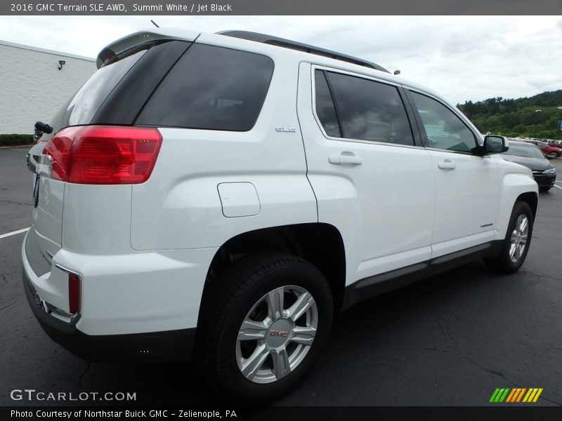 Summit White / Jet Black 2016 GMC Terrain SLE AWD