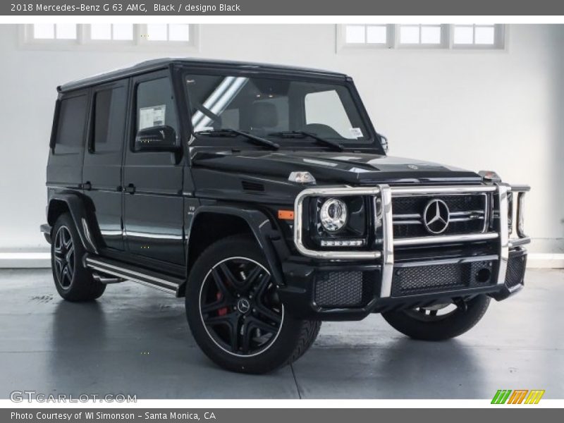 Black / designo Black 2018 Mercedes-Benz G 63 AMG