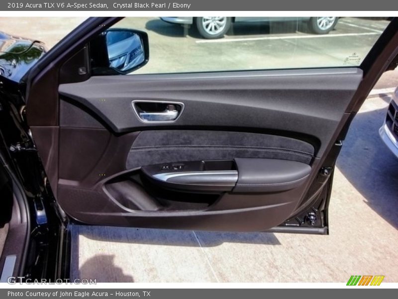 Crystal Black Pearl / Ebony 2019 Acura TLX V6 A-Spec Sedan