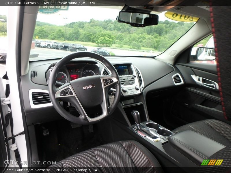 Summit White / Jet Black 2016 GMC Terrain SLE AWD