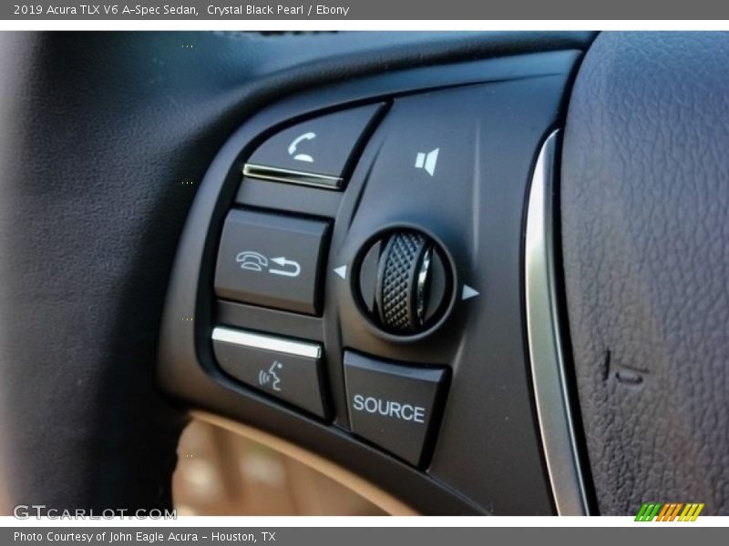 Crystal Black Pearl / Ebony 2019 Acura TLX V6 A-Spec Sedan