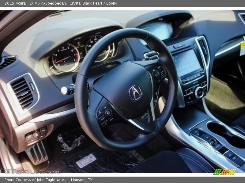 Crystal Black Pearl / Ebony 2019 Acura TLX V6 A-Spec Sedan