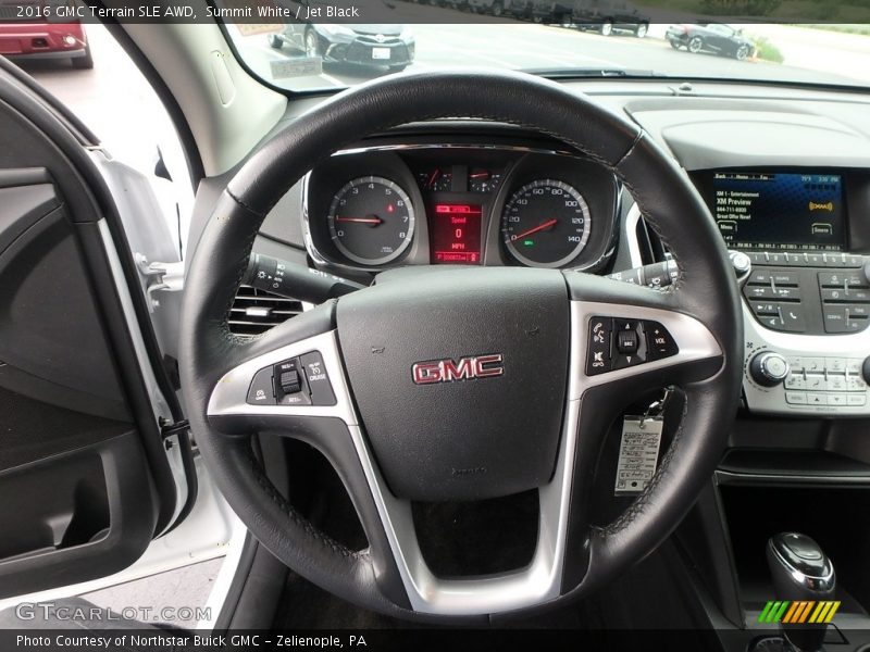 Summit White / Jet Black 2016 GMC Terrain SLE AWD