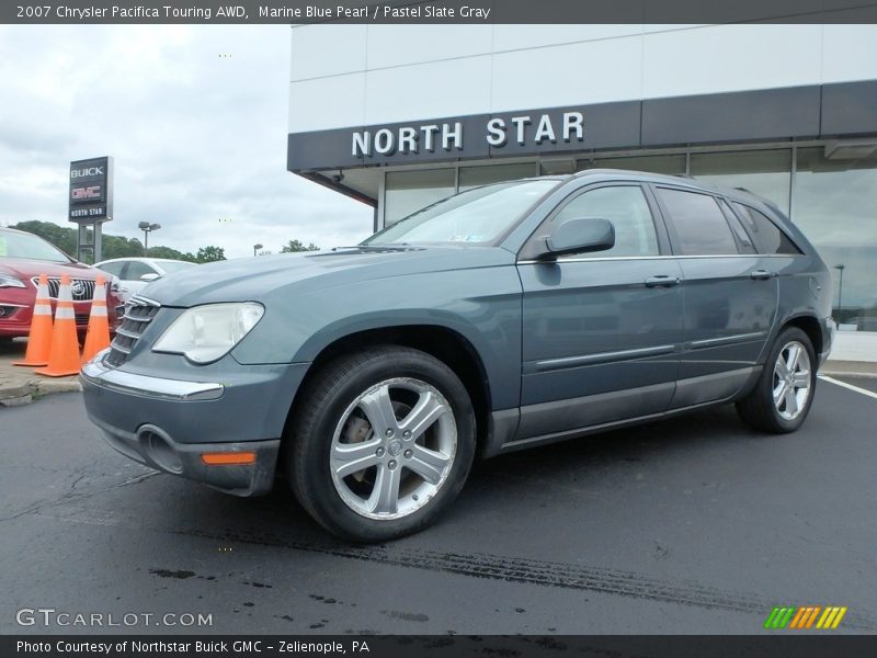 Marine Blue Pearl / Pastel Slate Gray 2007 Chrysler Pacifica Touring AWD