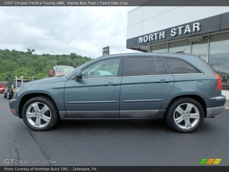 Marine Blue Pearl / Pastel Slate Gray 2007 Chrysler Pacifica Touring AWD
