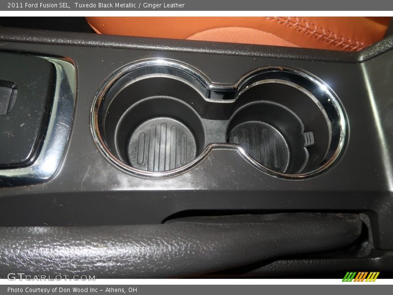 Tuxedo Black Metallic / Ginger Leather 2011 Ford Fusion SEL