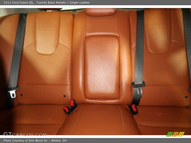 Tuxedo Black Metallic / Ginger Leather 2011 Ford Fusion SEL