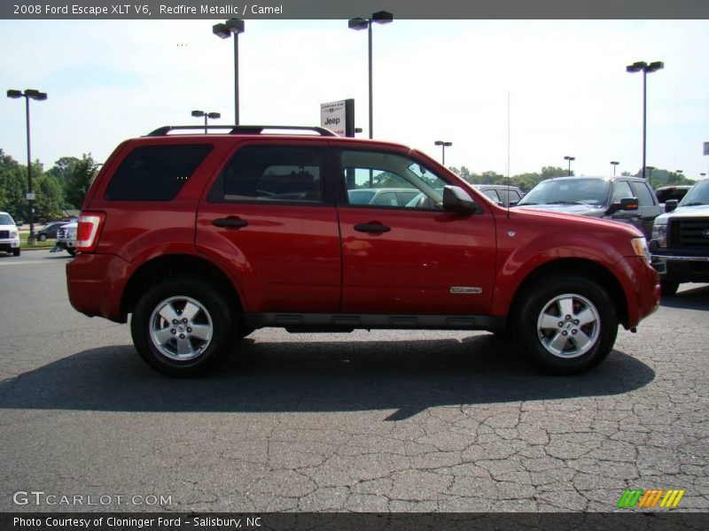 Redfire Metallic / Camel 2008 Ford Escape XLT V6