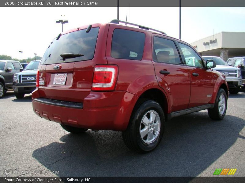 Redfire Metallic / Camel 2008 Ford Escape XLT V6