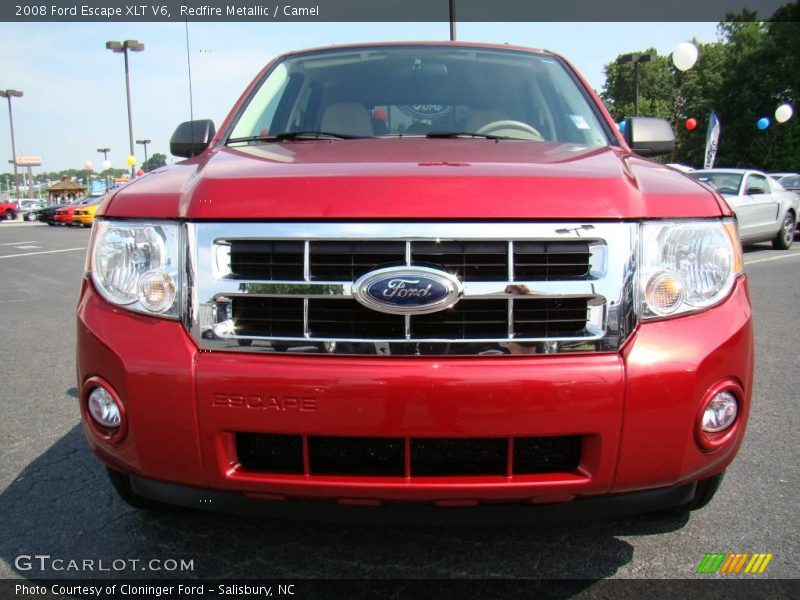 Redfire Metallic / Camel 2008 Ford Escape XLT V6