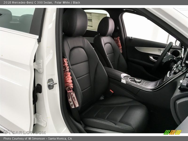 Polar White / Black 2018 Mercedes-Benz C 300 Sedan