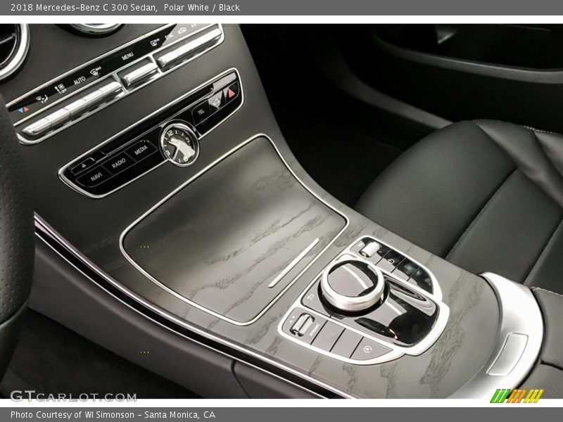 Polar White / Black 2018 Mercedes-Benz C 300 Sedan