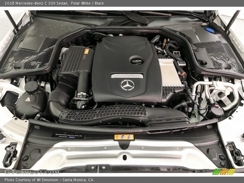 Polar White / Black 2018 Mercedes-Benz C 300 Sedan