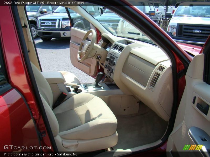 Redfire Metallic / Camel 2008 Ford Escape XLT V6