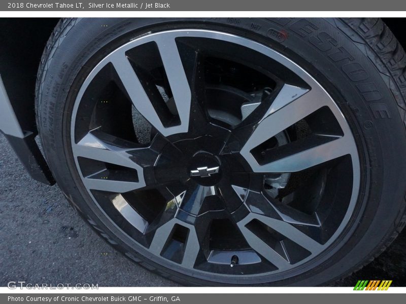 Silver Ice Metallic / Jet Black 2018 Chevrolet Tahoe LT