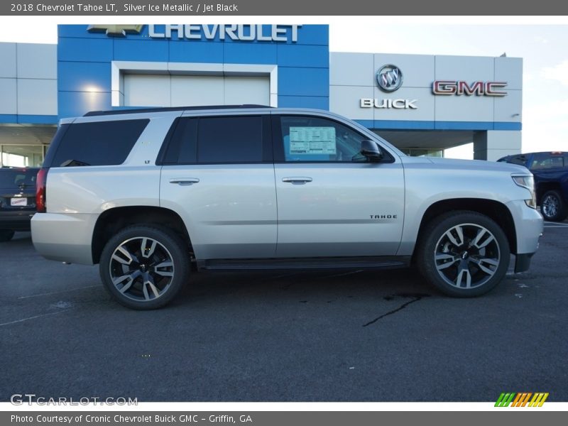 Silver Ice Metallic / Jet Black 2018 Chevrolet Tahoe LT