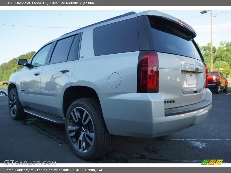 Silver Ice Metallic / Jet Black 2018 Chevrolet Tahoe LT