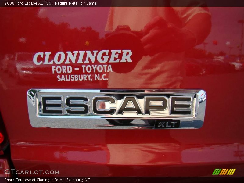 Redfire Metallic / Camel 2008 Ford Escape XLT V6
