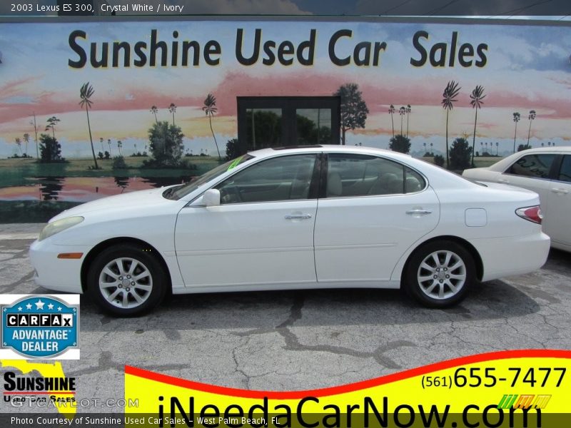 Crystal White / Ivory 2003 Lexus ES 300