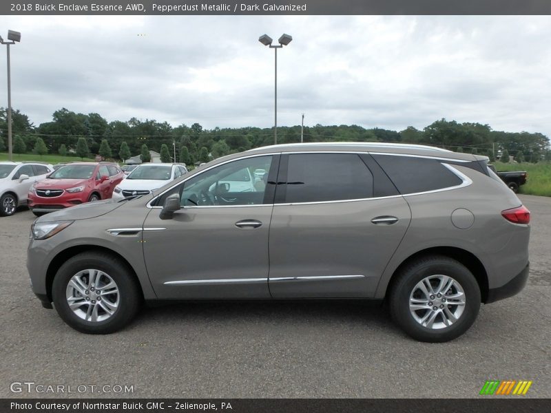 Pepperdust Metallic / Dark Galvanized 2018 Buick Enclave Essence AWD