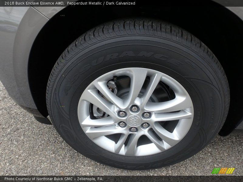 Pepperdust Metallic / Dark Galvanized 2018 Buick Enclave Essence AWD