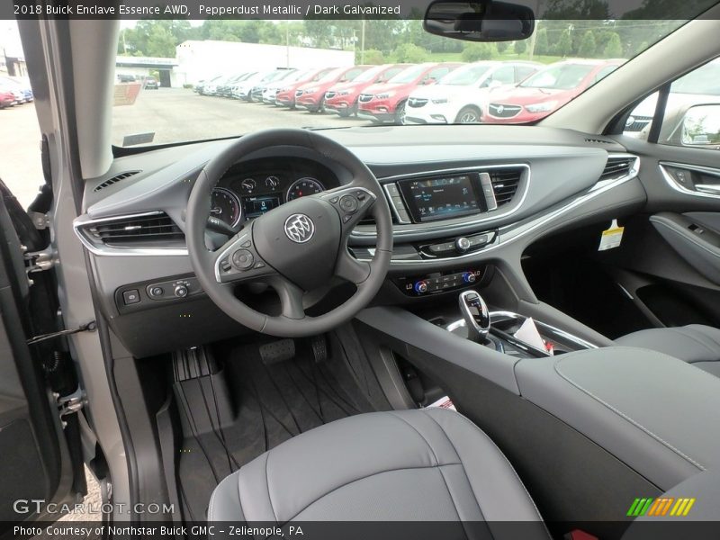 Pepperdust Metallic / Dark Galvanized 2018 Buick Enclave Essence AWD