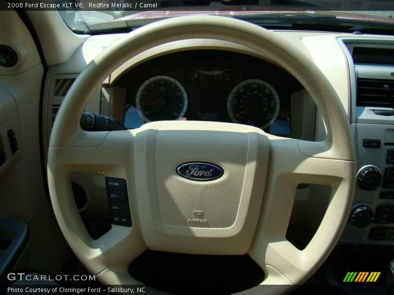 Redfire Metallic / Camel 2008 Ford Escape XLT V6