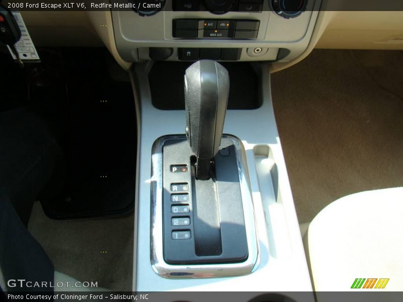 Redfire Metallic / Camel 2008 Ford Escape XLT V6