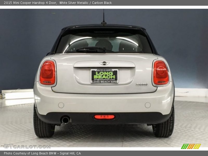 White Silver Metallic / Carbon Black 2015 Mini Cooper Hardtop 4 Door