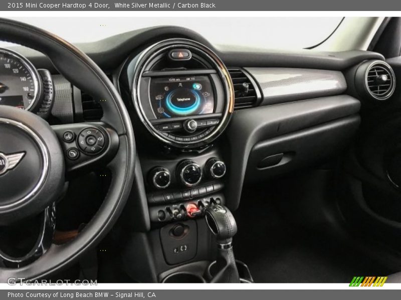 White Silver Metallic / Carbon Black 2015 Mini Cooper Hardtop 4 Door