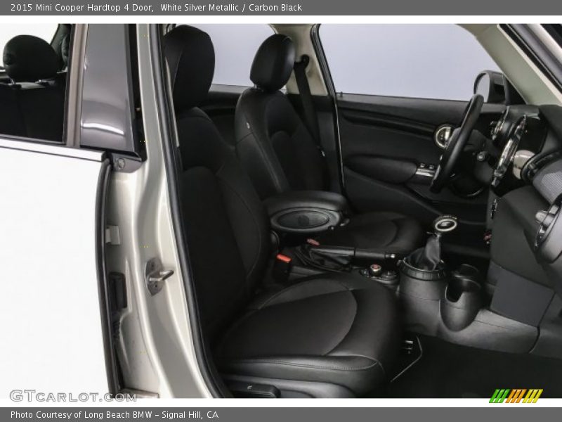 White Silver Metallic / Carbon Black 2015 Mini Cooper Hardtop 4 Door
