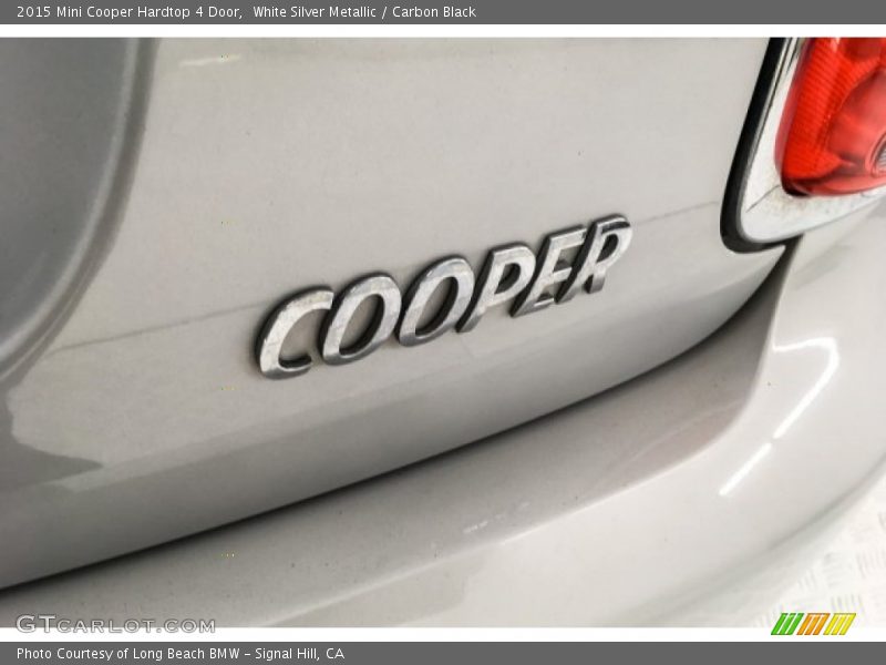 White Silver Metallic / Carbon Black 2015 Mini Cooper Hardtop 4 Door