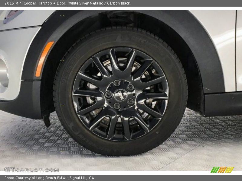 White Silver Metallic / Carbon Black 2015 Mini Cooper Hardtop 4 Door