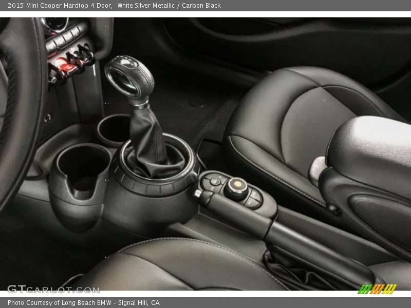 White Silver Metallic / Carbon Black 2015 Mini Cooper Hardtop 4 Door