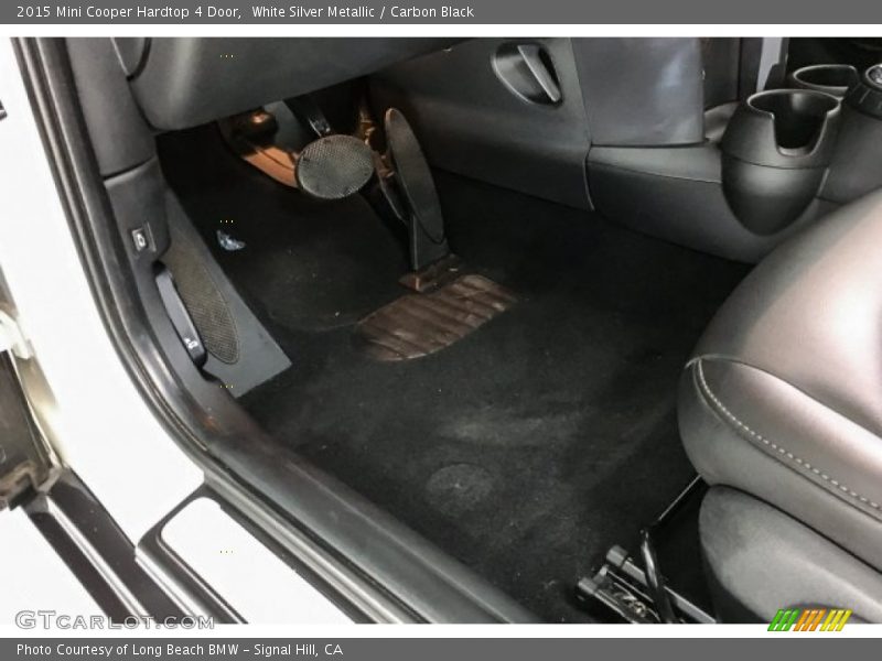 White Silver Metallic / Carbon Black 2015 Mini Cooper Hardtop 4 Door