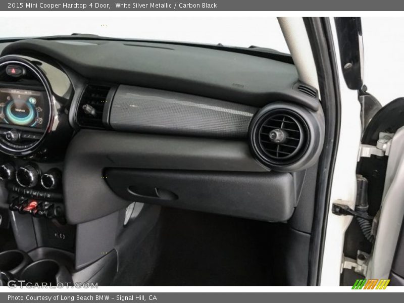 White Silver Metallic / Carbon Black 2015 Mini Cooper Hardtop 4 Door